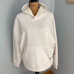 Saints Studio Ecru White Pullover Sweatshirt Hoodie Men Size M - Unisex Item